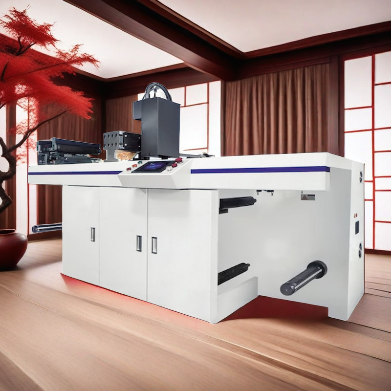 HIGH-EFFICIENCY INKJET PLATFORM PAPER STICKERS PVC/PE/PP FILM MATERIALS INSPECTION AND REWINDING MACHINERY servo motor