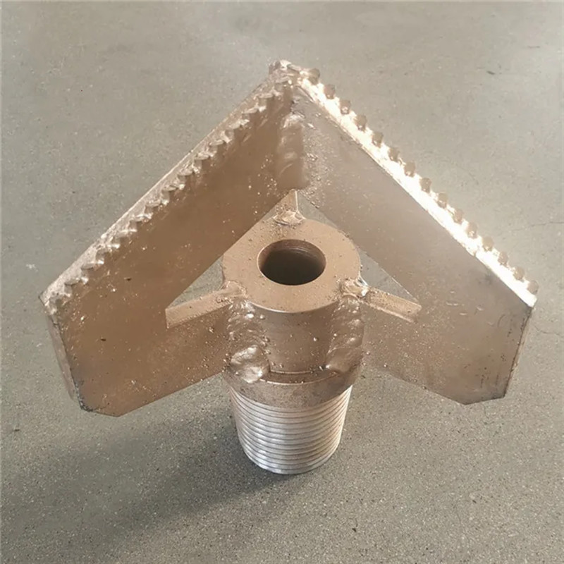 Diamond 3-Wing Scraper PDC Drag Drill Bit for Water Well Mining Drilling