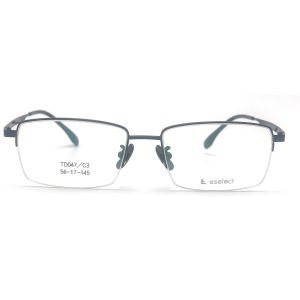 TD047 Titanium Frame with Rectangle Eye Shape