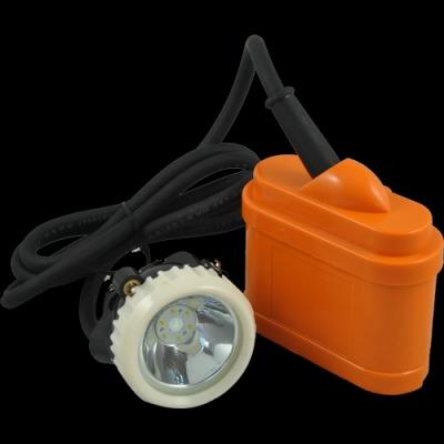 LED safety headlamp use in mine