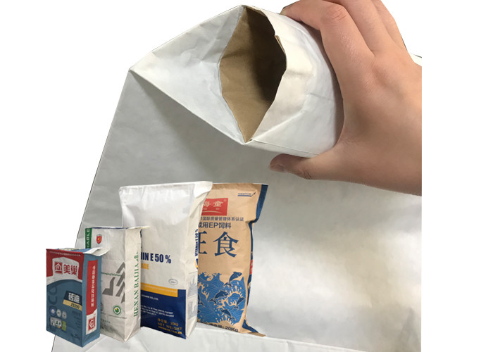 Clay Granular Absorbent Pasted Valve Multiwall Paper Bags 15kg 20kg 25kg
