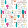 Buy cheap Wine Tasting Decorative Paper Tablecloths , Wood Pulp 54x108 Tablecloth from wholesalers