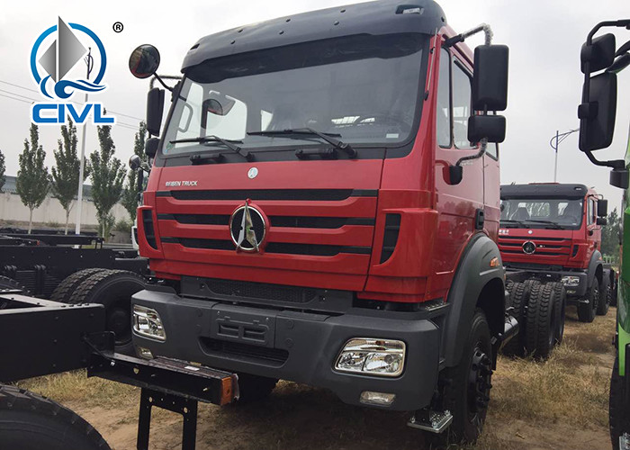 New Beiben 6x4 6x6 Heavy Cargo Trucks 380hp 420hp 2638 2642 Manual Transmission