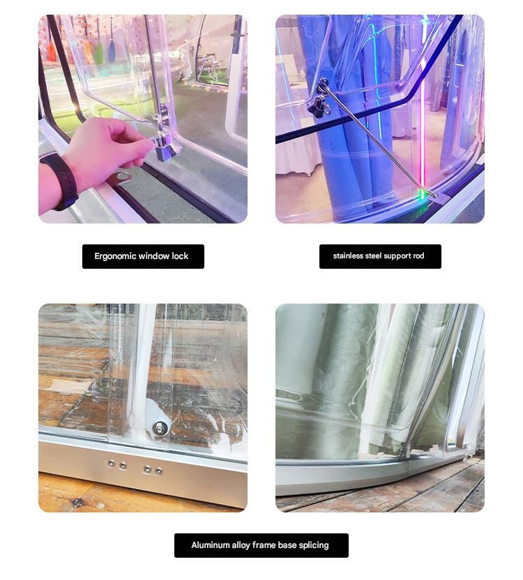 Hotel Bubble House Clear Star Tent for Children and Adults on Outdoor Adventure