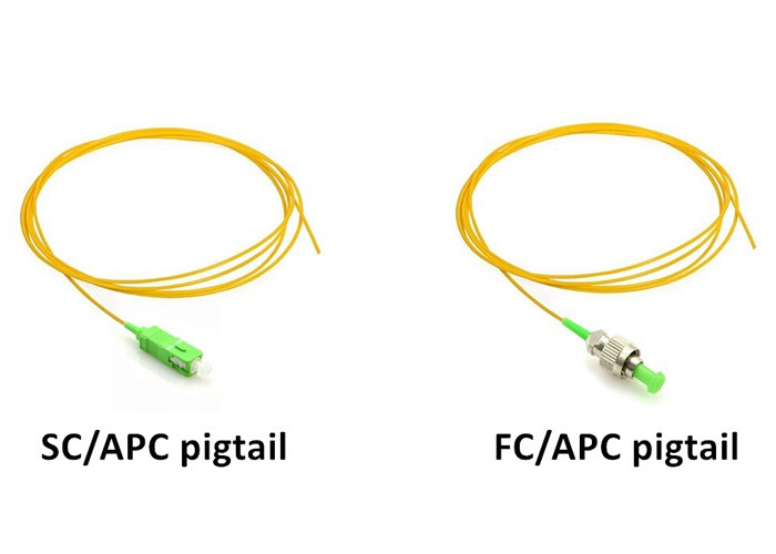 Single Mode Simplex SC APC Fiber Optic Pigtail with different type of connectors are available