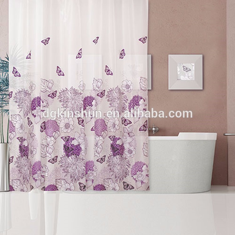 Mildew Resistant Water-Repellent & Anti-bacterial Disposable Shower Curtain