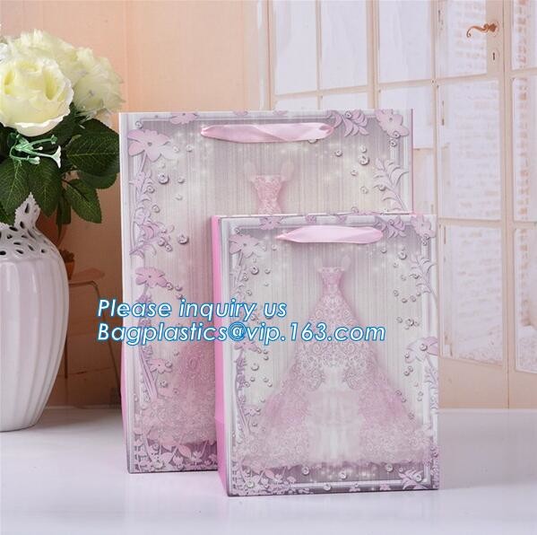 Luxury Paper Gift Carrier Shopping Bag Party Bag with Handles,printed paper carrier bag for apparel shopping bag, bageas