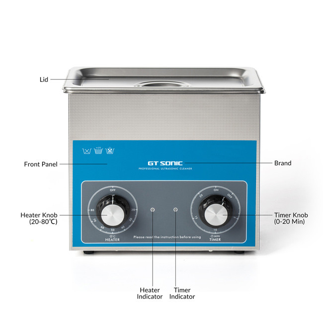 Tank 3l Digital Ultrasonic Cleaner Mechanical 40khz Commercial