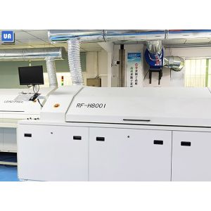 PLC PC 10 Zones SMT Reflow Oven Machine Lead Free Assembly Line