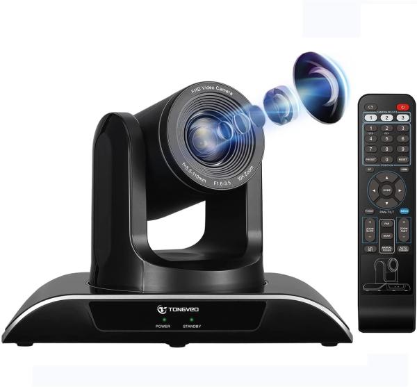 10X Zoom Video Conference Webcam Simultaneous IP Live Streaming Cameras HDMI