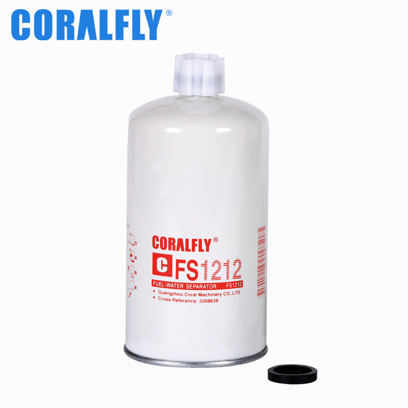 Fs1212 P558000 1986378 S3201S CORALFLY Fuel Water Separator Spin - On With Open End For Bowl