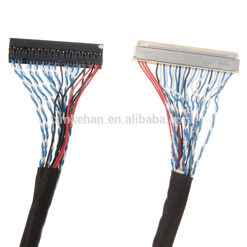 Bronze Terminal Custom Wire Harness Cable Assembly for Customized Length
