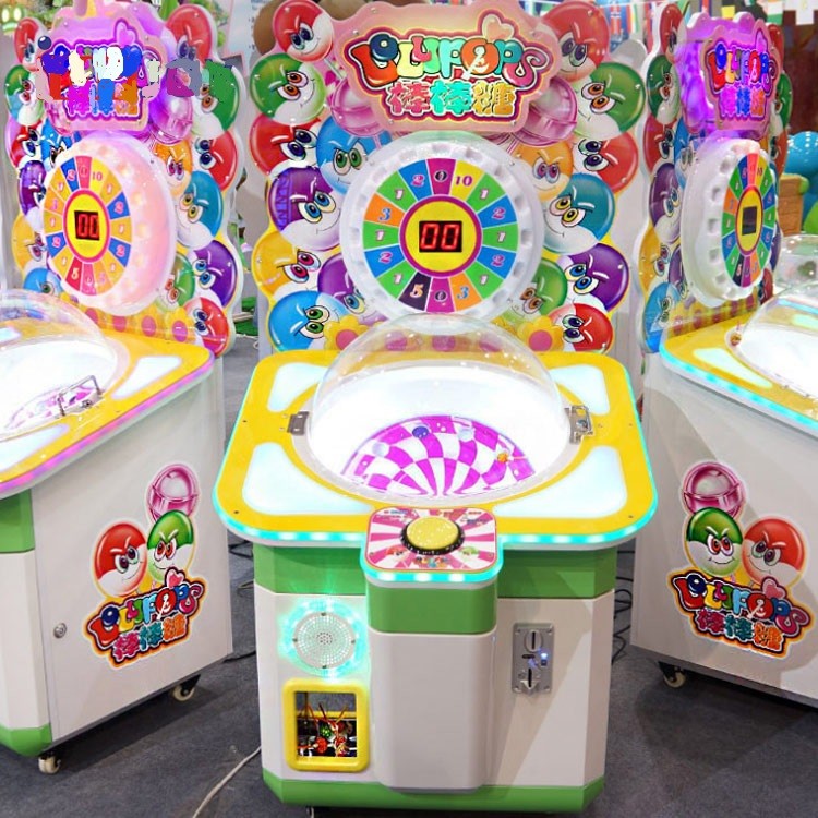 Factory Price Coin Operated Arcade Candy Lollipop Machine Prize Vending Game Machine