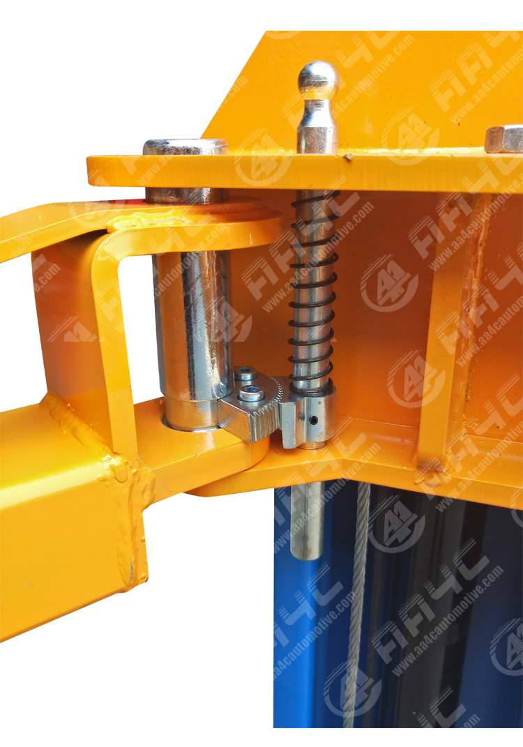 AA4C 10000lbs 4.5T Overhead gantry car lift 2 post lift auto hoist segments columns manual unlock AA-2PCF45