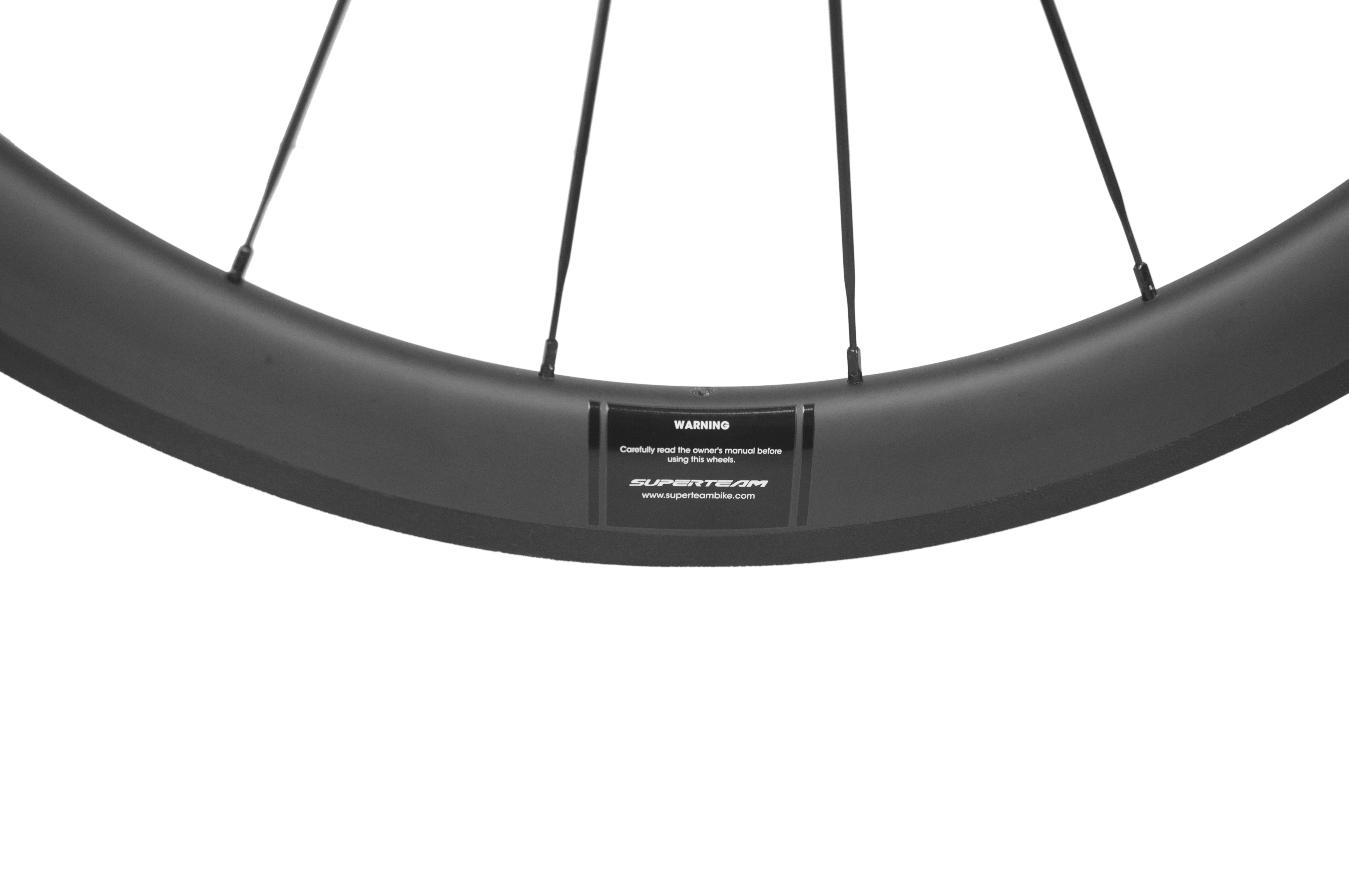 Superteam 38mm Road Wheelset with V Brake Braking System and R13 Black Hub Elbow