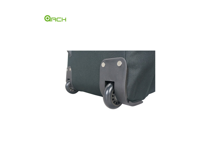 Polyester Adventure Travel Wheeled Duffle Rolling Luggage Bag