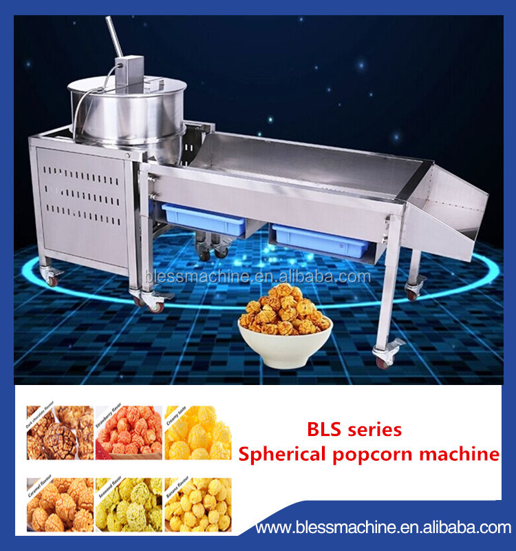 Design 0.35kw Ball Popcorn Making Machine for Domestic and Overseas Demand in 2022