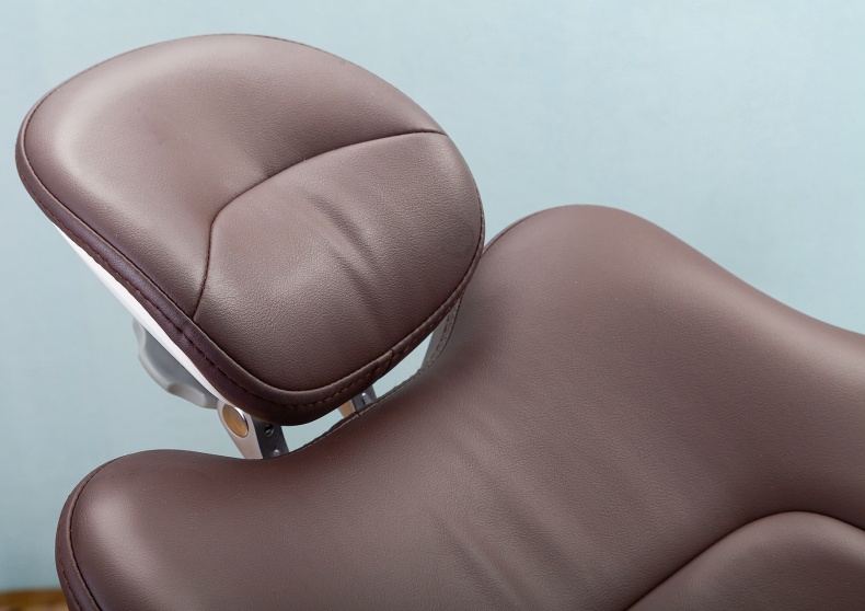 Grey Color Dental Treatment Chair Unit Mobile Instrument Tray Design Dental Chair With Memories