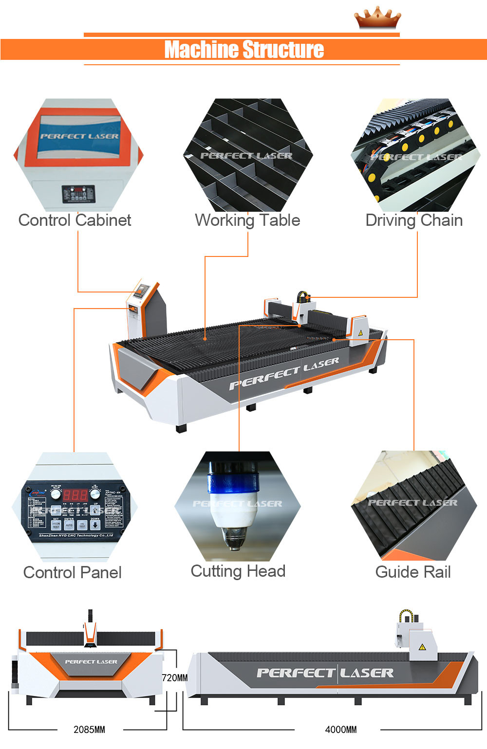 1500*3000mm Auto Plasma Metal Cutting Machine For 25mm Carbon Steel and Stainless Steel