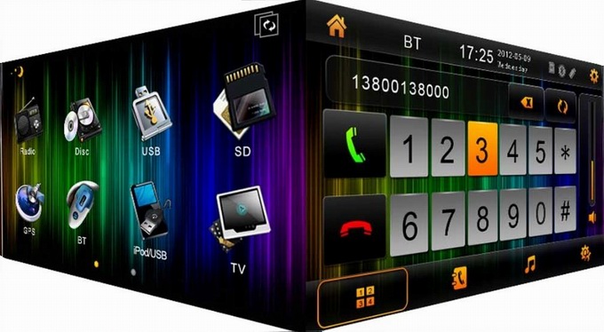 car multi media player for Toyota Avanza /Vios 2003-2010 with Dual zone OCB-6957