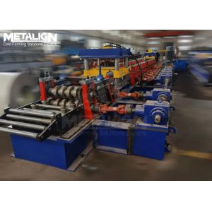 Compact And Efficient Cold Roll Highway Guardrail Forming Machine W Panel