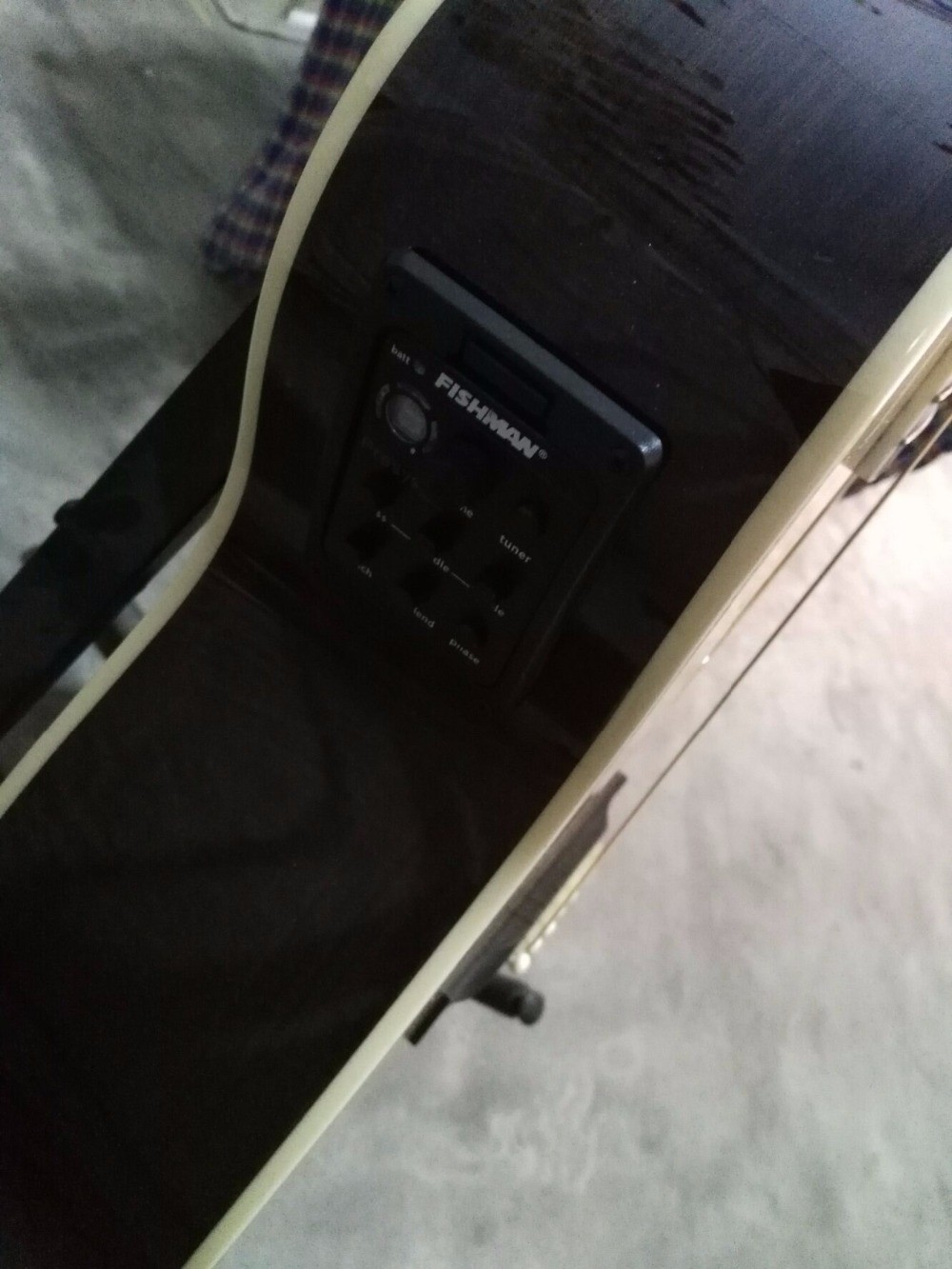 Ebony Fretboard OM body Signature Acoustic Electric Guitar (OM-G)
