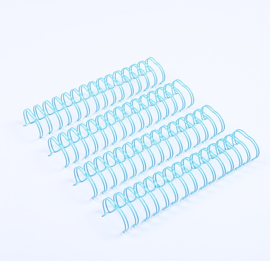 Metal Spiral Book Double Loop Binding 34 Loops Electroplated