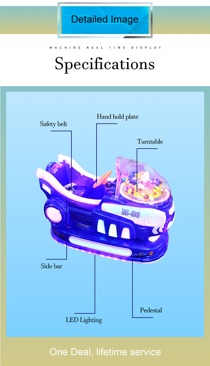 Plastic Air Spaceship Kiddy Ride Machine Time fighte for 1 Player