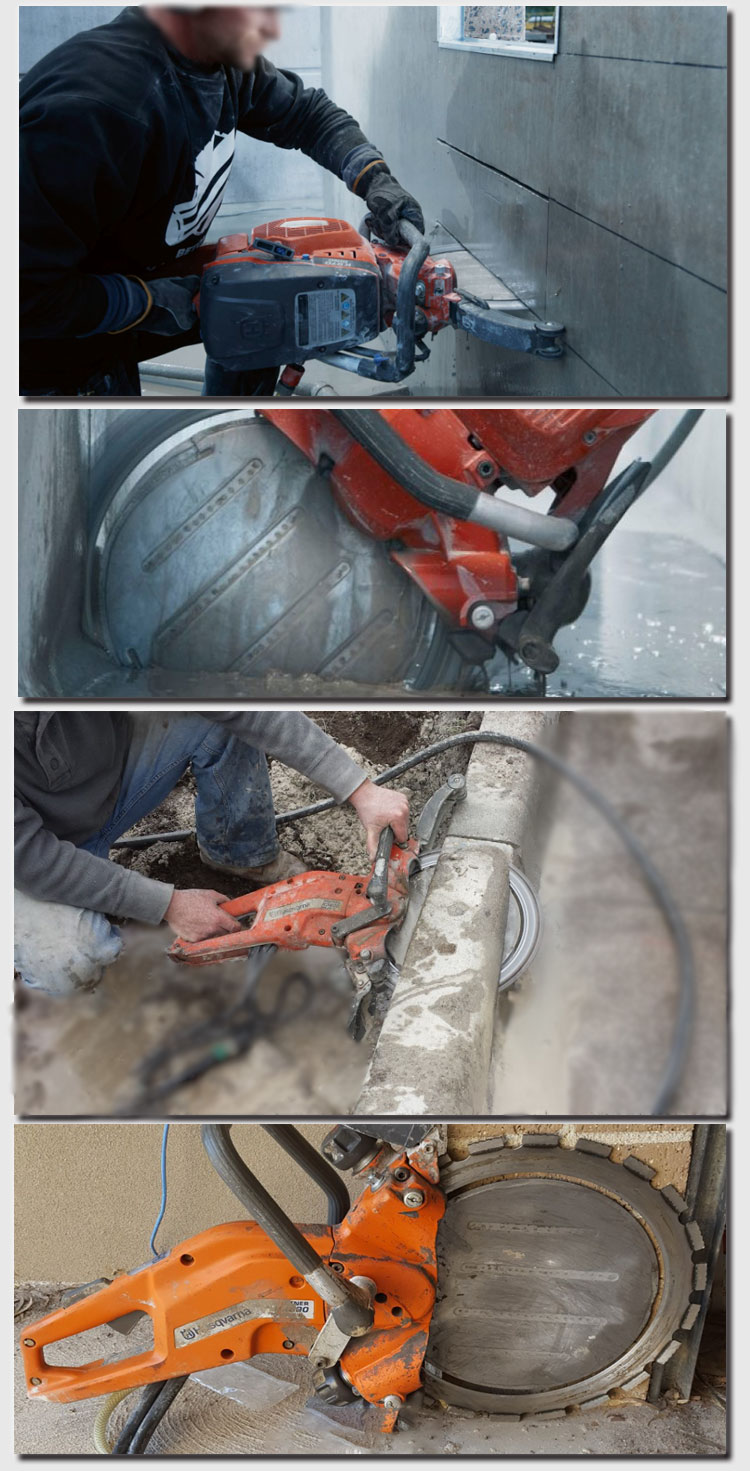 14Inch Diamond Ring Saw Blade Hard Held Cutter For Dry Cutting Concrete Reinforced Concrete Brick