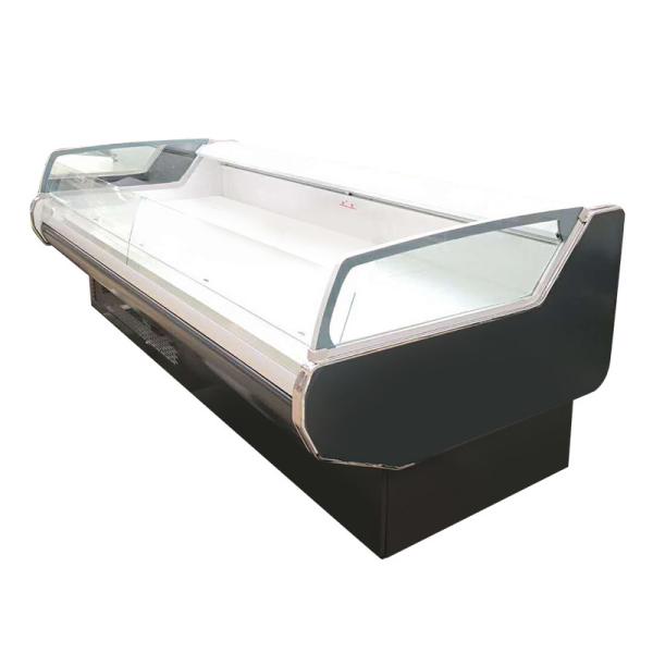 Commercial Open Counter Top Serve Deli Fish Cold Food Fresh Meat Display