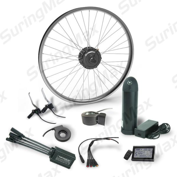 Powerful 36v 250w Electric Ebike Kit Front Wheel Electric Geared Motor Kit