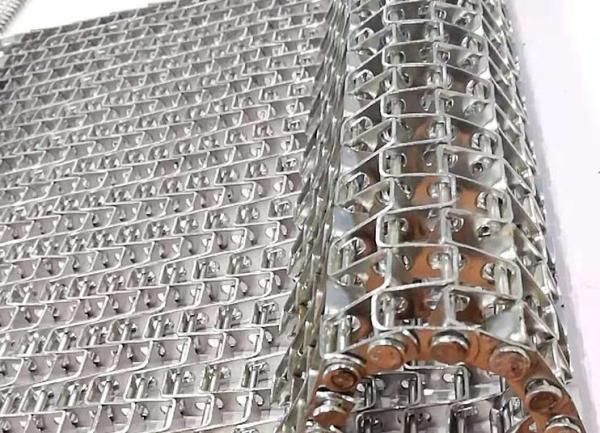 High Strength Stainless Steel Honeycomb Belt , Conveyor Belt Wire Mesh Food