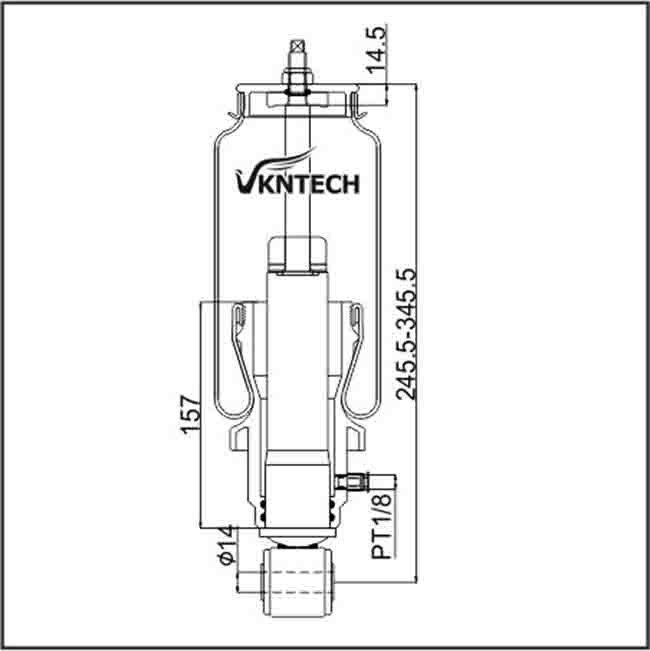 Heavy truck Air seat suspension Air ride suspension repair kits 1117334 112320 for Sachs air bags/ air suspension /air s