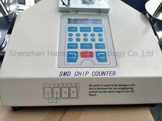LCD Screen SMD Chip Counter With Panasonic Motor For All Tape Component