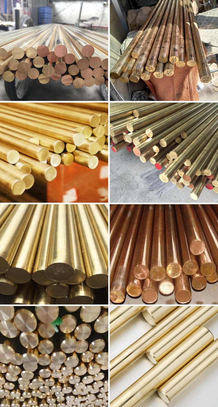 Non-Alloy Cucr1 CW105C UNS C18200 Copper Rod Suppliers Raw Materials and Punching Processing Service