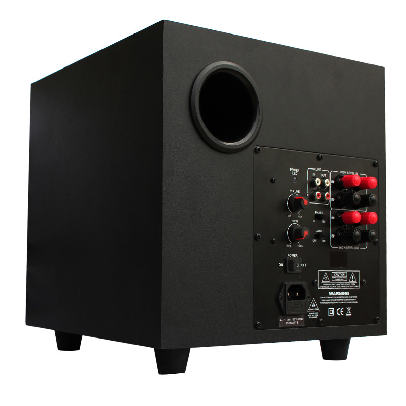 Compact Powered Super Bass subwoofer speaker Front Firing Subwoofer For Home Theater