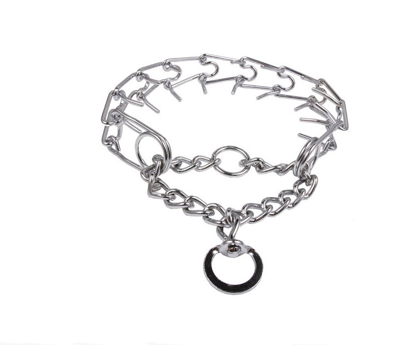 Adjustable Iron Plated Long Metal Dog Chain For Medium And Large Dogs