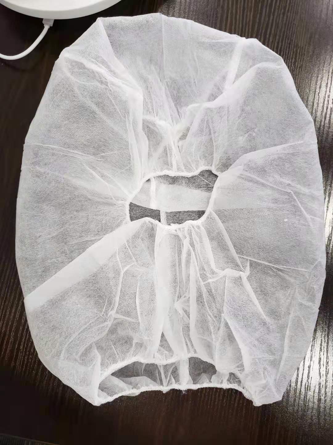 High Quality Disposable PP Astronaut Caps Non woven Hairnet Cap Hood Cover Non-woven Hood Balaclava Face Cover
