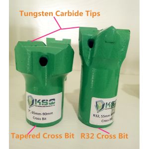 Tungsten Carbide Cross Bits Chisel Drill Bits Broca De Cincel Broca Cruzada
