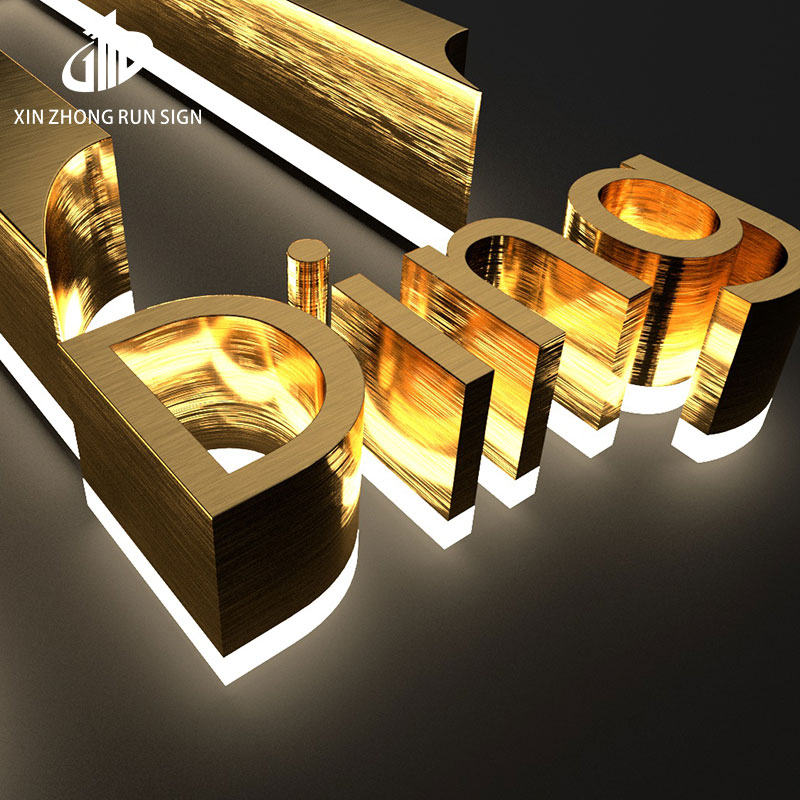 Professional letter trim channel letters acrylic plastic