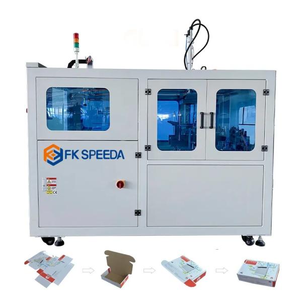 500 kg FKT-10 Automatic Corrugated Box Folding Carton Forming Machine Auto Case
