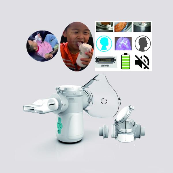 Medical Vibrating Mesh Technology Nebulizer Treatment At Home Hospital 1.8 - 3.2