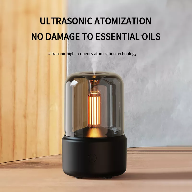 Mist Nebulizer Humidification Aromatherapy Diffuser Mini Portable Air Humidifier Diffuser With Atmosphere Light