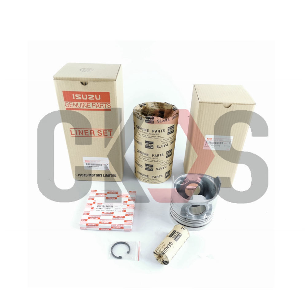 Japanese Truck Engine Piston Liner Overhauling Kit for Isu-zu 700P Trucks 4HK1 Engine