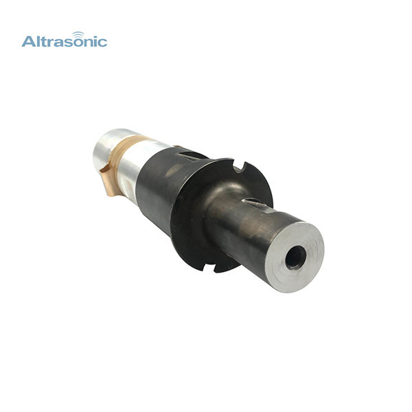 Booster Ultrasonic Welding Transducer , High Frequency Piezoelectric Transducer 20K