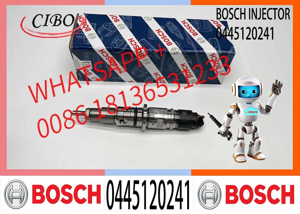 Cummins Fuel Injector 120 Injector 0445120241 Nozzle Assembly Common Rail Injector