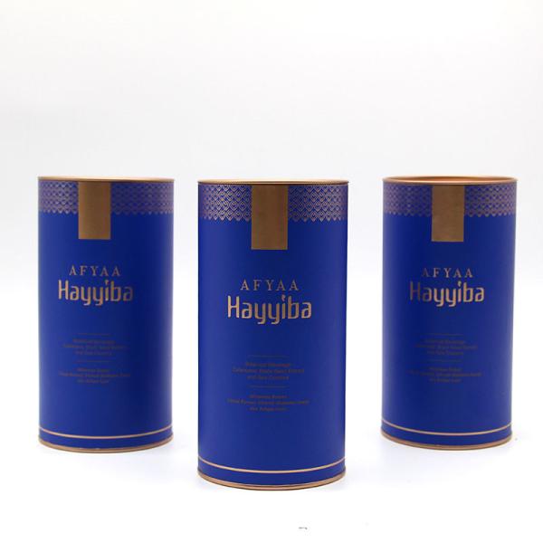 Wholesale Tea Coffee Biodegradable Cardboard Tubes , Paper Tube Container With