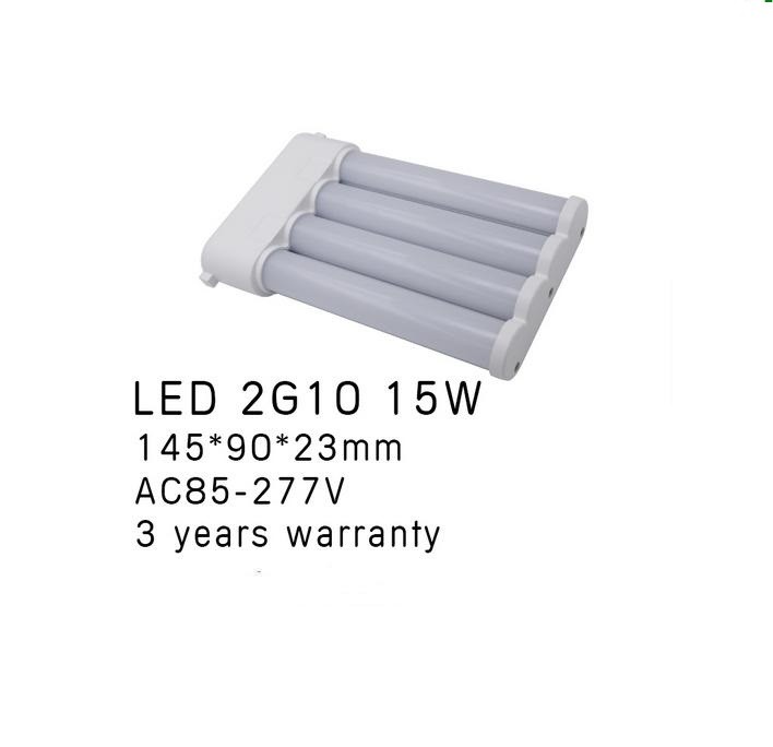 TYPE A+B 2G10 led PL light 10W CRI80 120LM/W 2835smd AC85-277V Three-year warranty
