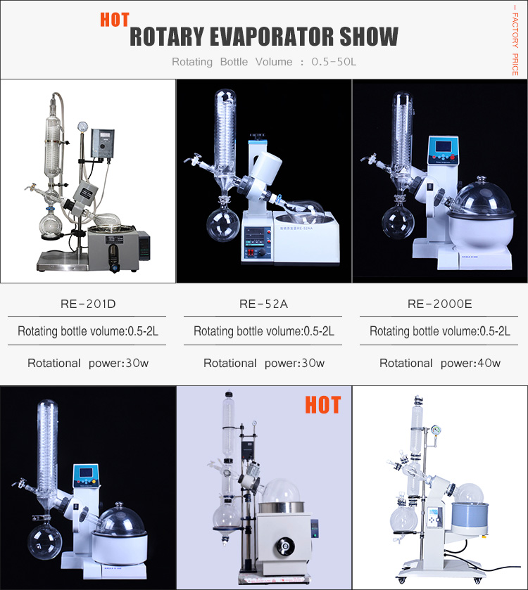 8kw 50L Rotary Vacuum Evaporator For Chemical Laboratories