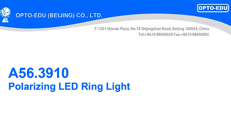 10W Polarizing LED Ring Light A56.0600 Microscope Accessories